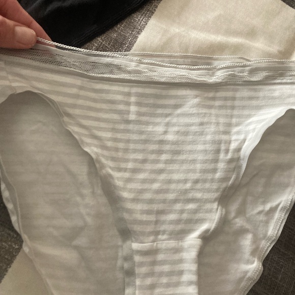 (2) NWOT joy spun cotton bikini panties 8-10 med - Picture 2 of 5